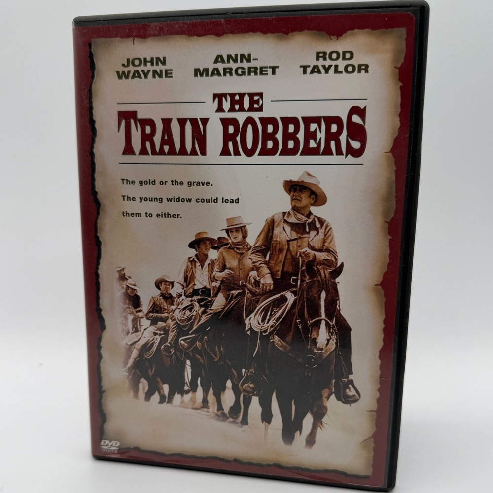 The Train Robbers DVD John Wayne Ann-Margret Rod Taylor Western Movie Widescreen